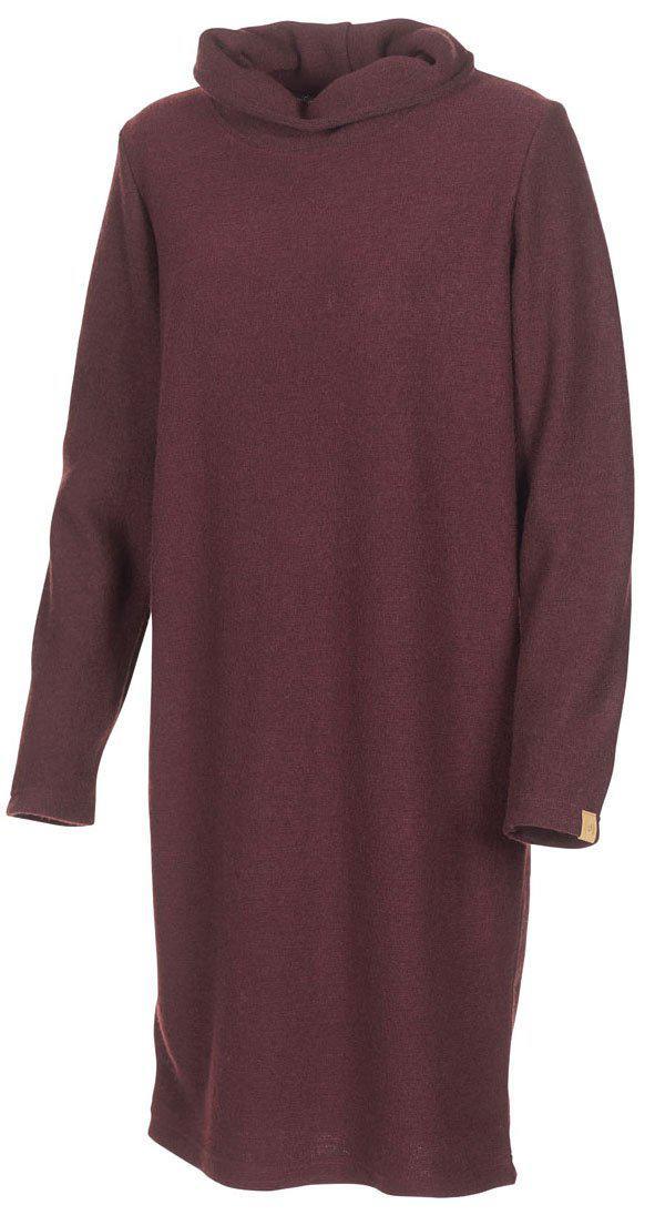 GY GISSLARP DRESS, 60% FILTAD ULL, 40% LYOCELL — RUBY WINE