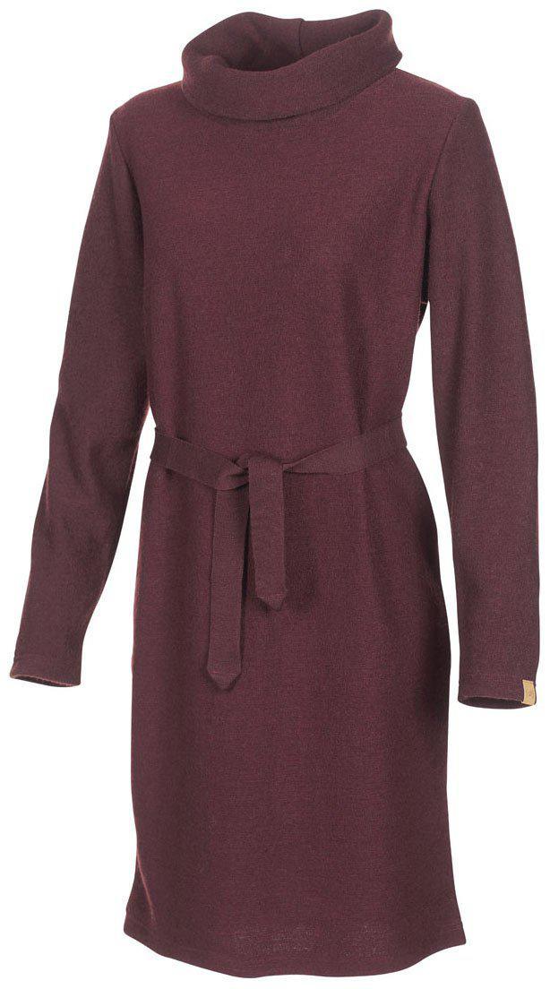 GY GISSLARP DRESS, 60% FILTAD ULL, 40% LYOCELL — RUBY WINE