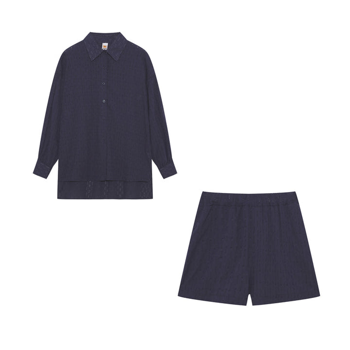 Charlotta – Lätt skjort- och shortsset