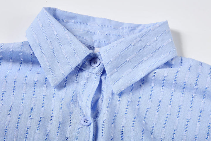 Charlotta – Lätt skjort- och shortsset