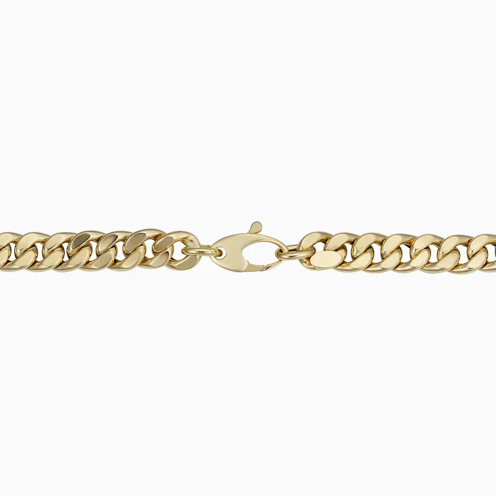 Tilda – Armband i antikguld med kubalänkar