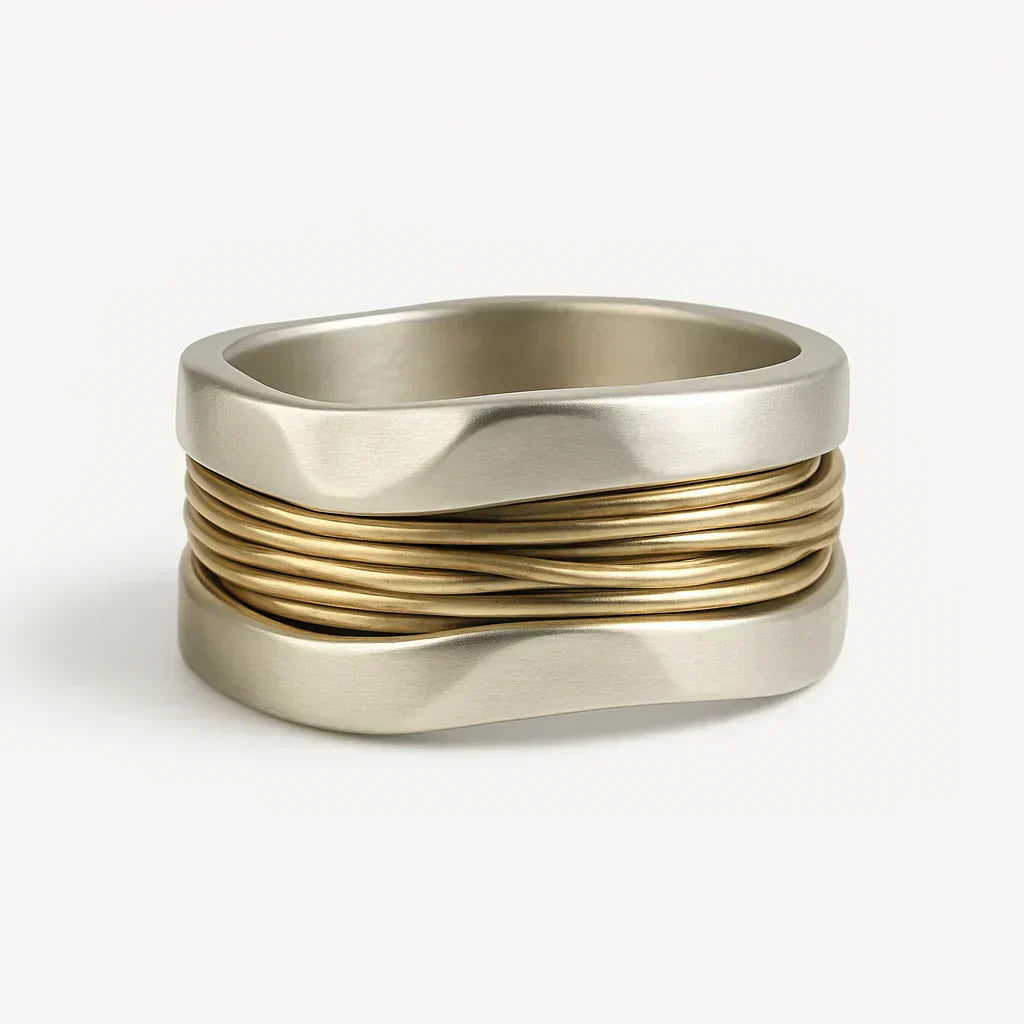 Anna – Ring i silver och guld