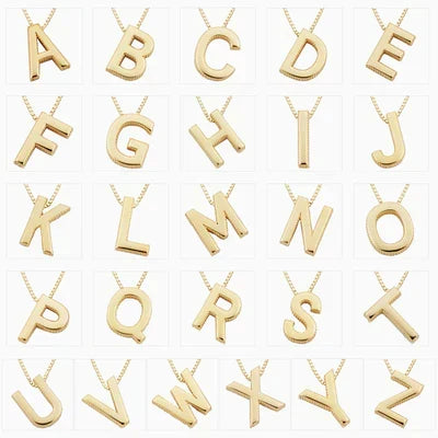 Inger – chict guldhalsband med initial
