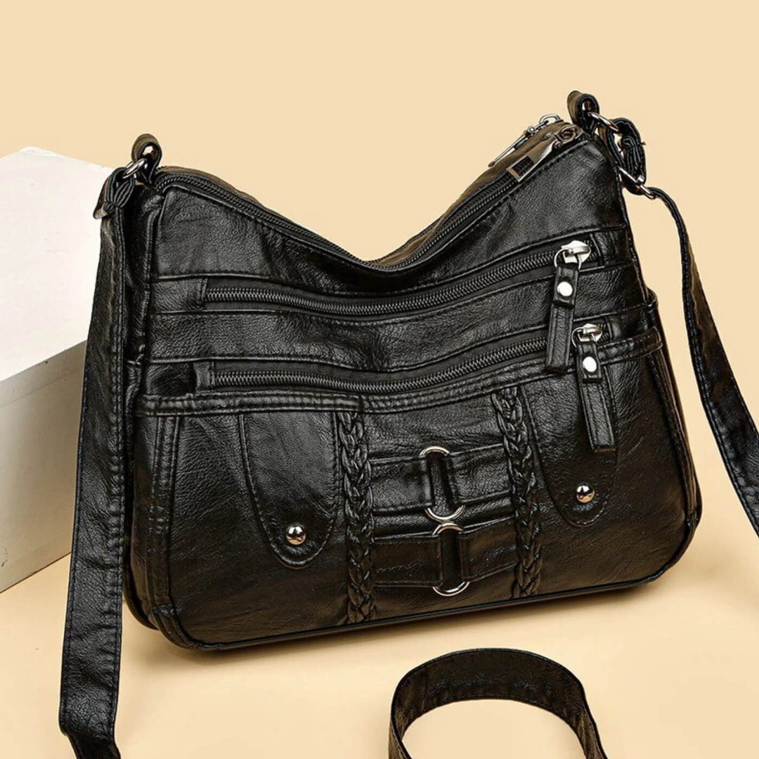 Agneta – Crossbodyväska med flätade detaljer