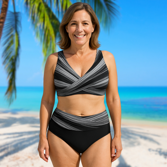 Melanie™ - Färgstark Formande Sommarbikini För Extra Självförtroende