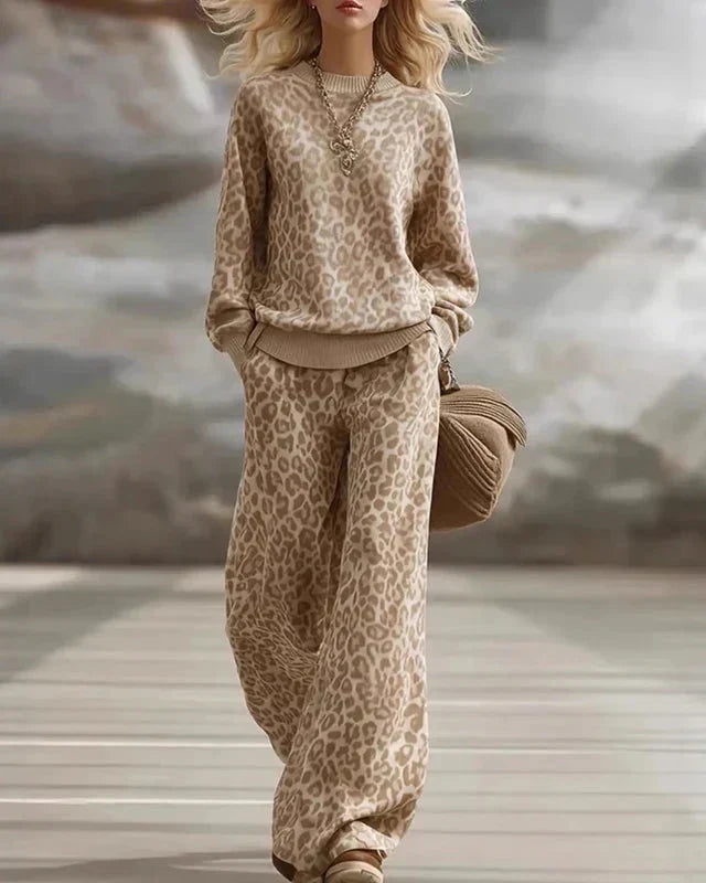 Vivi – Leopardmönstrat set