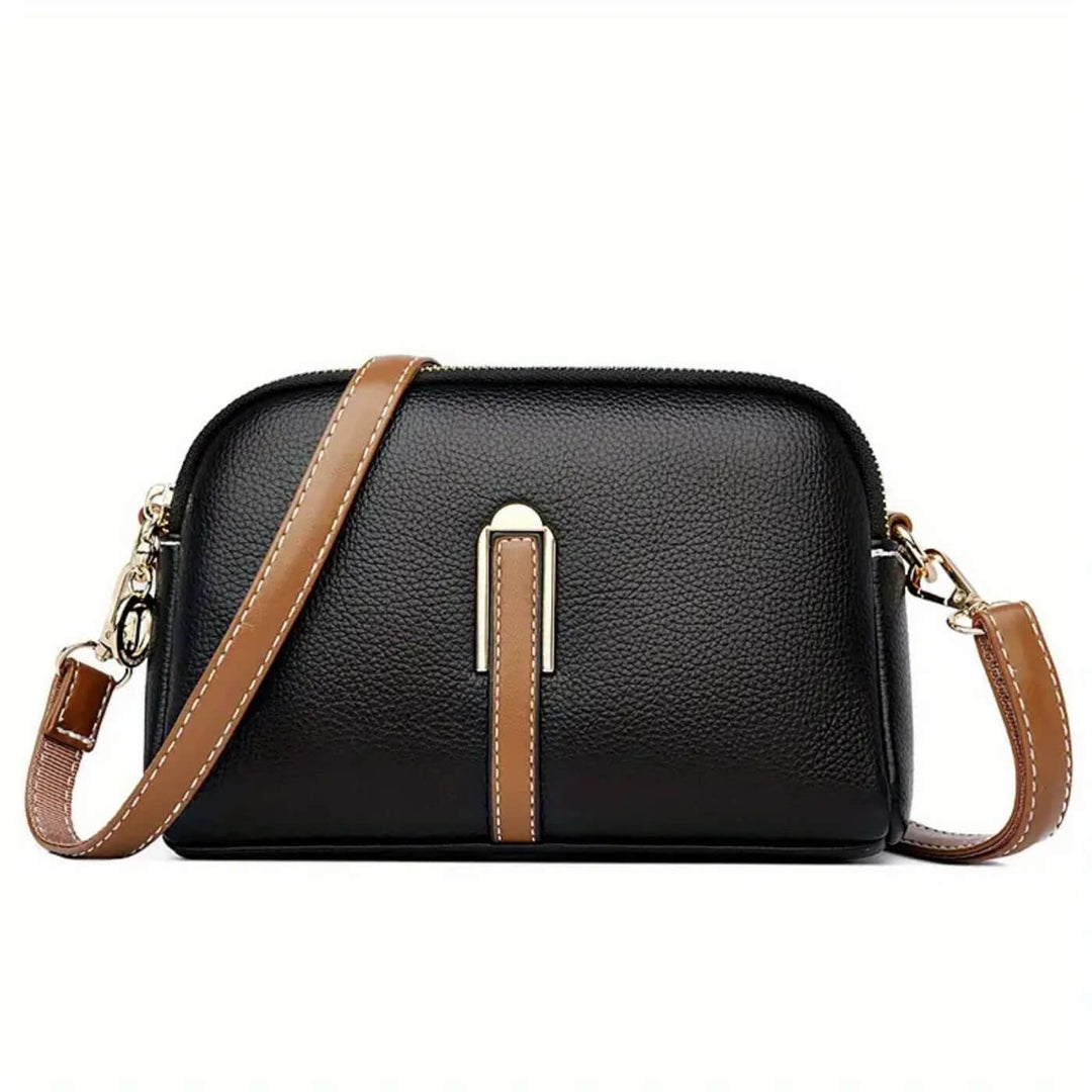 Britt – Klassisk crossbodyväska i läder