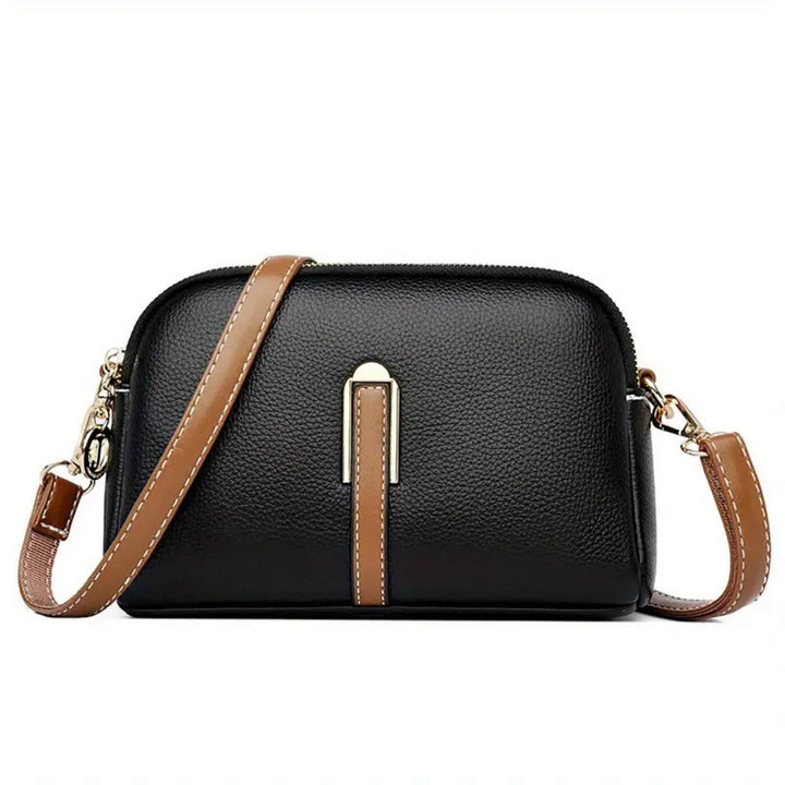 Britt – Klassisk crossbodyväska i läder