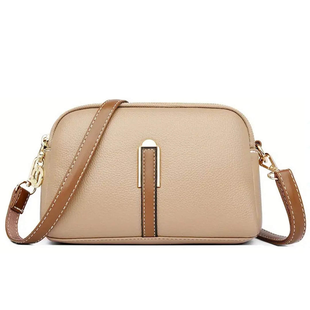 Britt – Klassisk crossbodyväska i läder