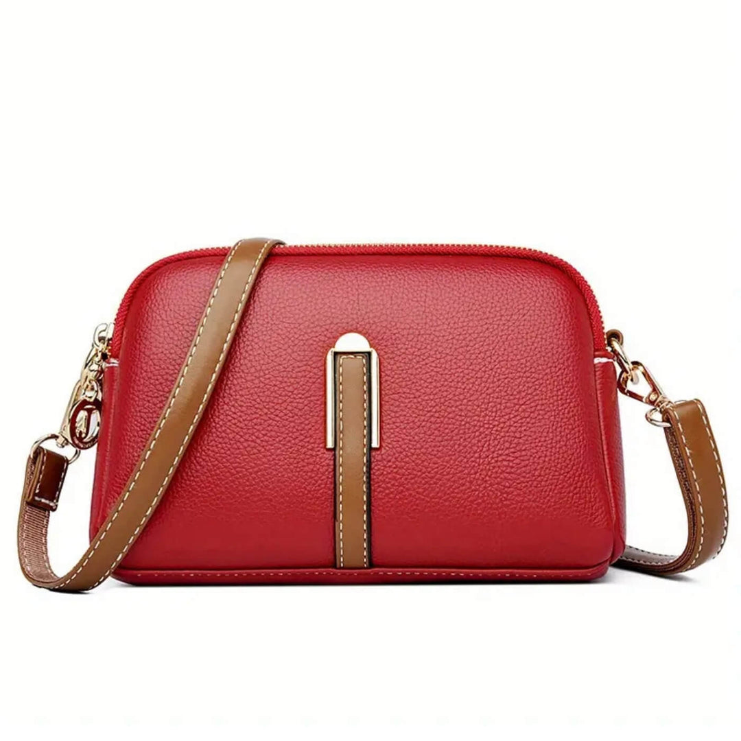 Britt – Klassisk crossbodyväska i läder