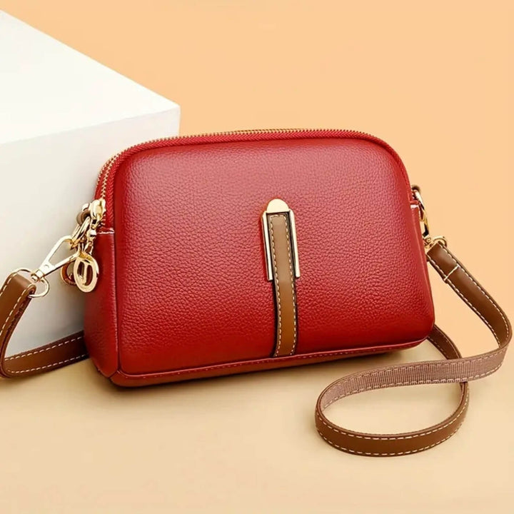 Britt – Klassisk crossbodyväska i läder