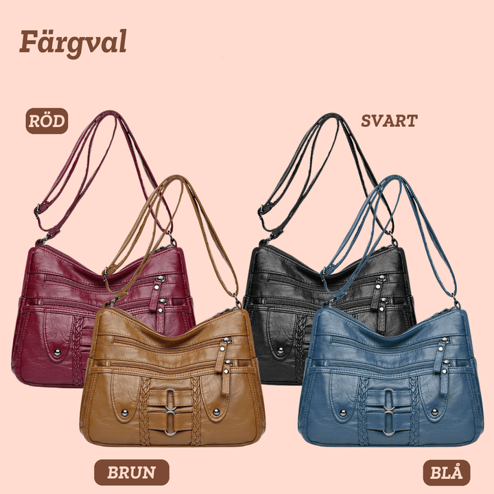 Agneta – Crossbodyväska med flätade detaljer