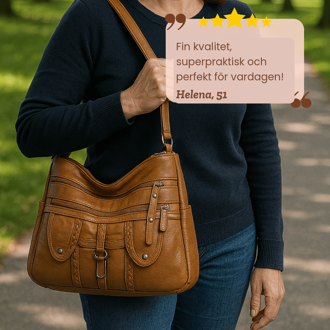 Agneta – Crossbodyväska med flätade detaljer