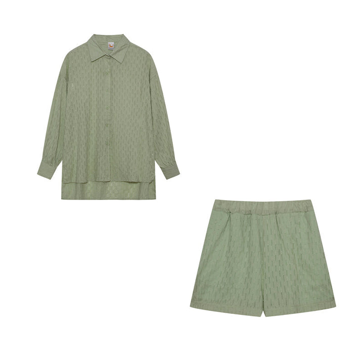 Charlotta – Lätt skjort- och shortsset
