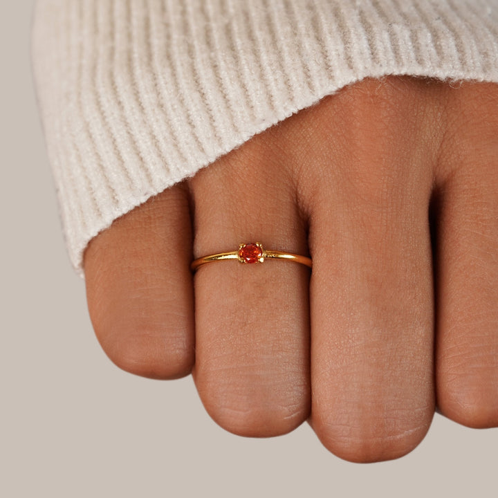 Linnea – Ringar med födelsestenar