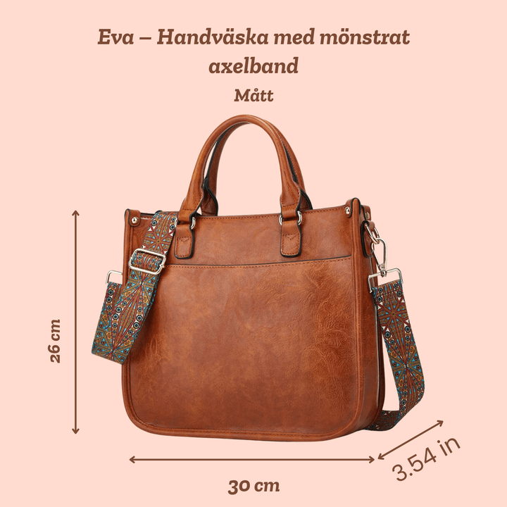 Eva – Handväska med mönstrat axelband