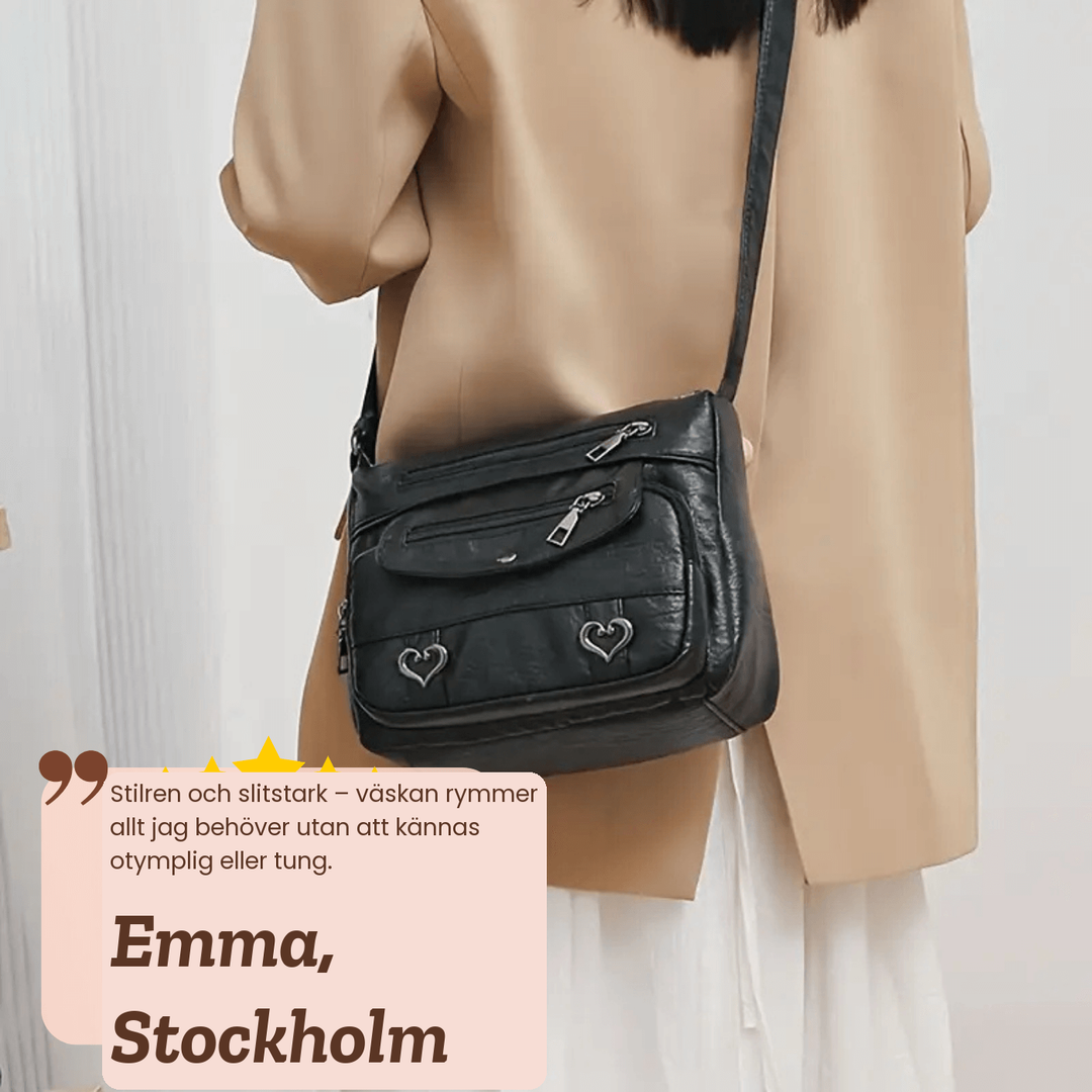 Hanna – Crossbodyväska med smarta fickor