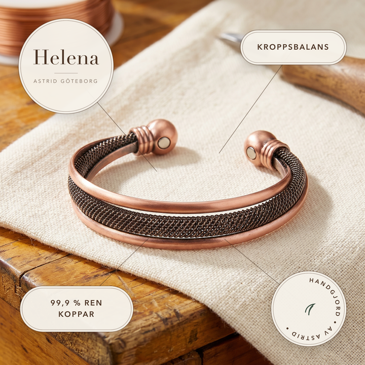 Helena – Hantverk­smide i massivt koppar