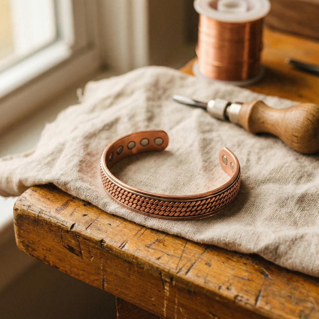 Inga – Handgjort armband i massivt koppar