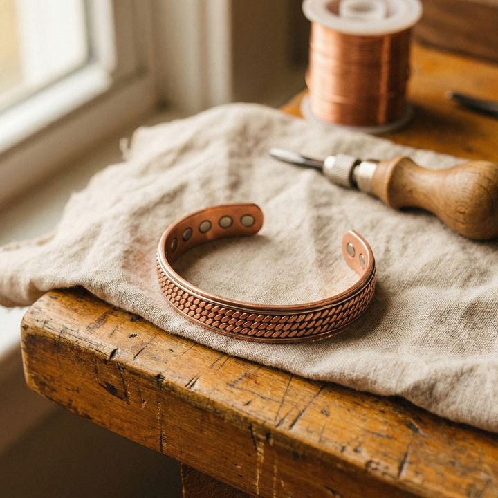 Inga – Handgjort armband i massivt koppar