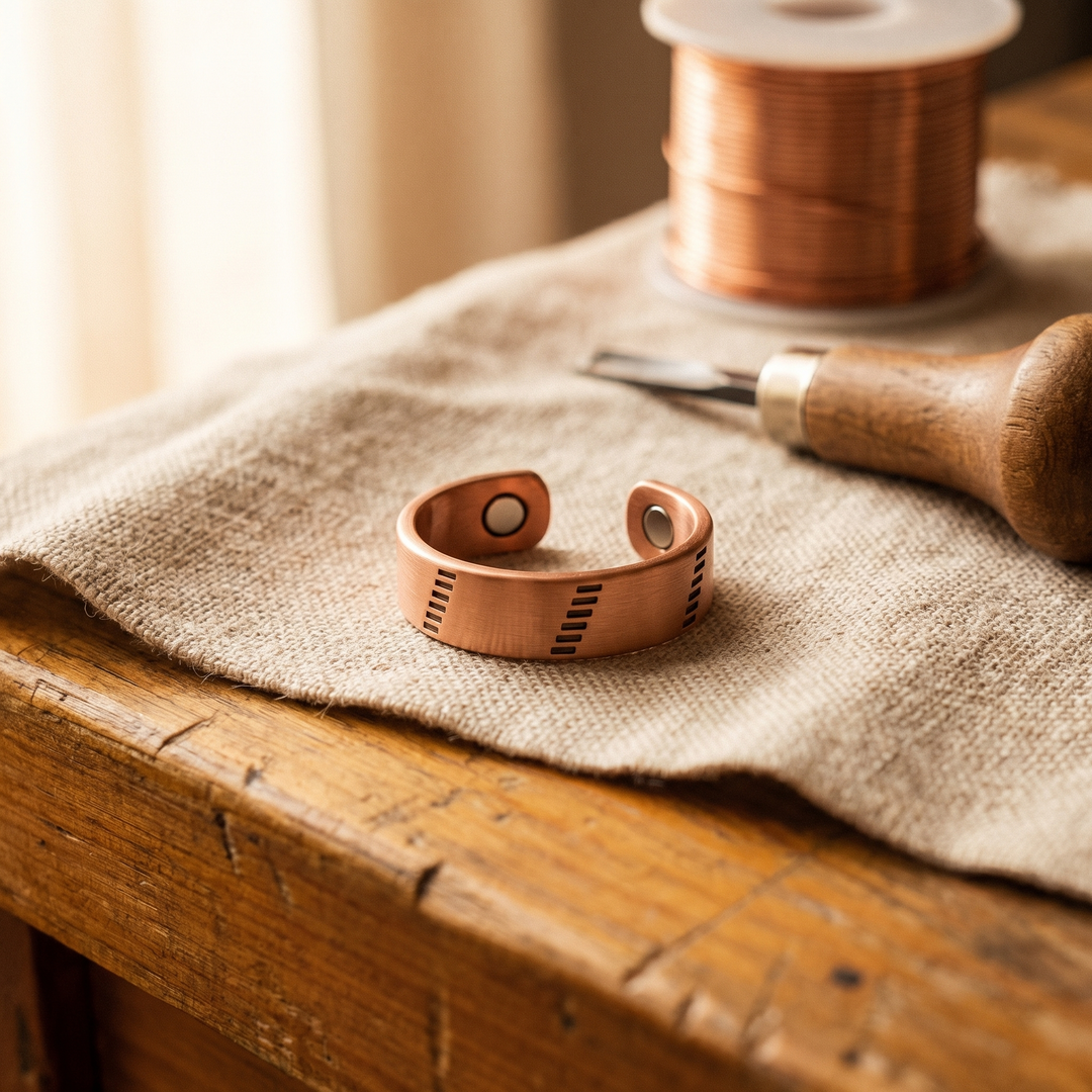 Hillevi – Magnetring i rent koppar