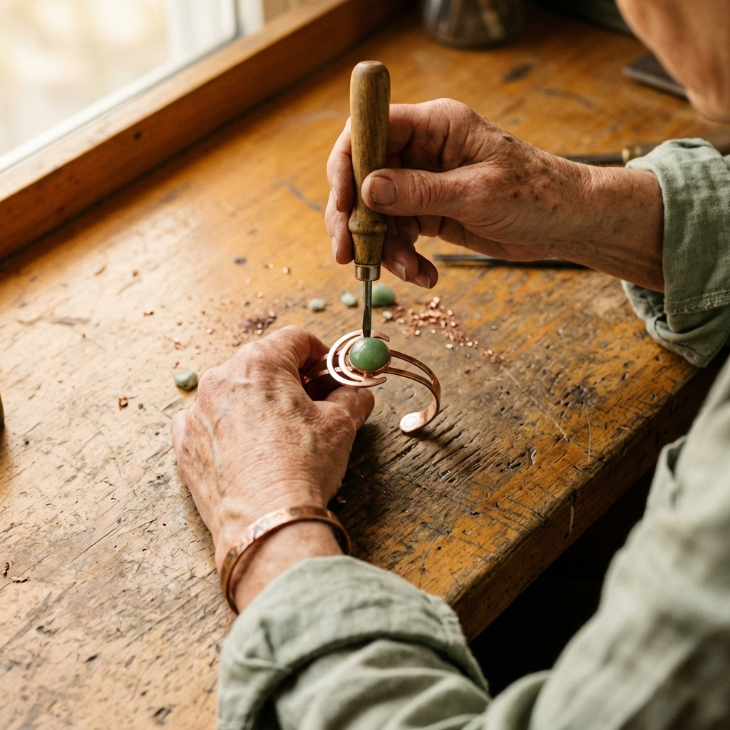 Majken – Handgjort armband med natursten