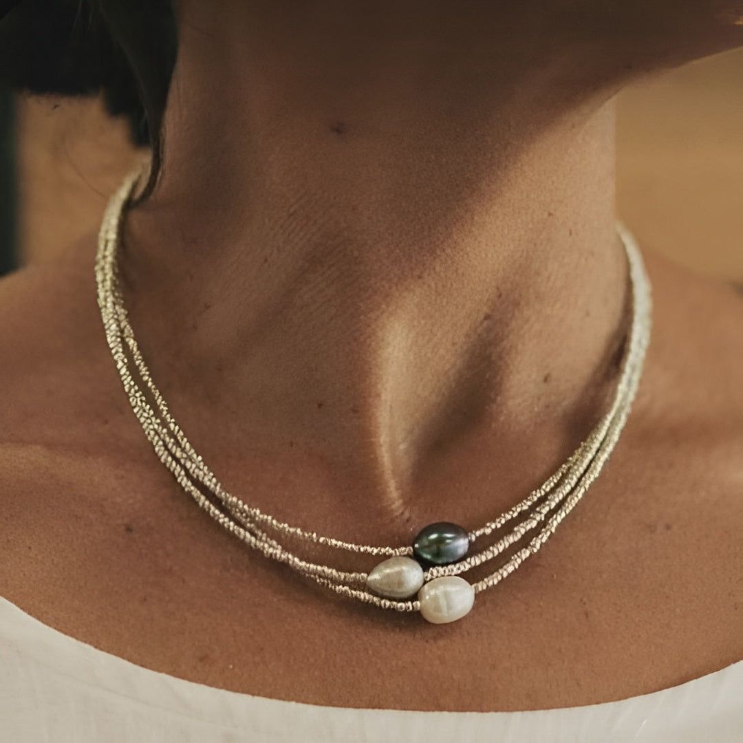 Agneta – Stiligt vintage pärlhalsband