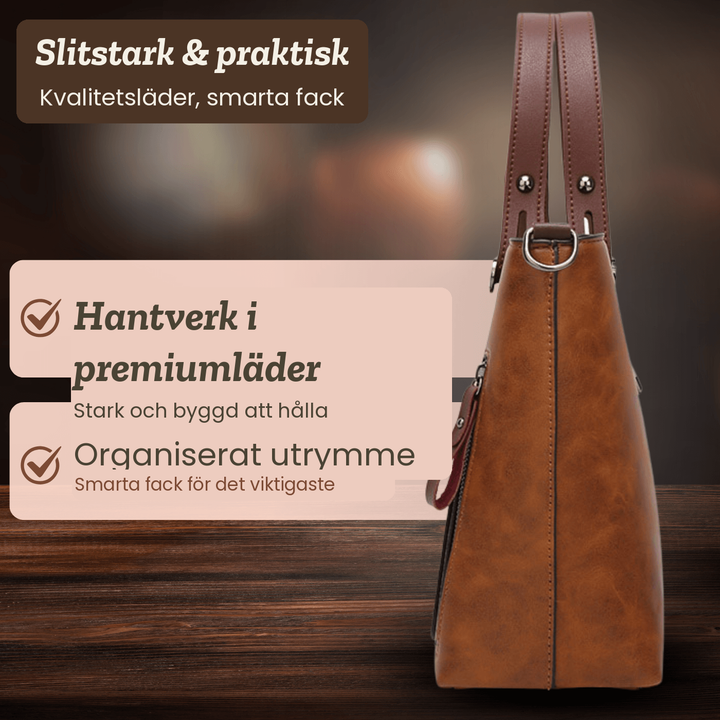 Jenny – Rymlig handväska med flera fickor