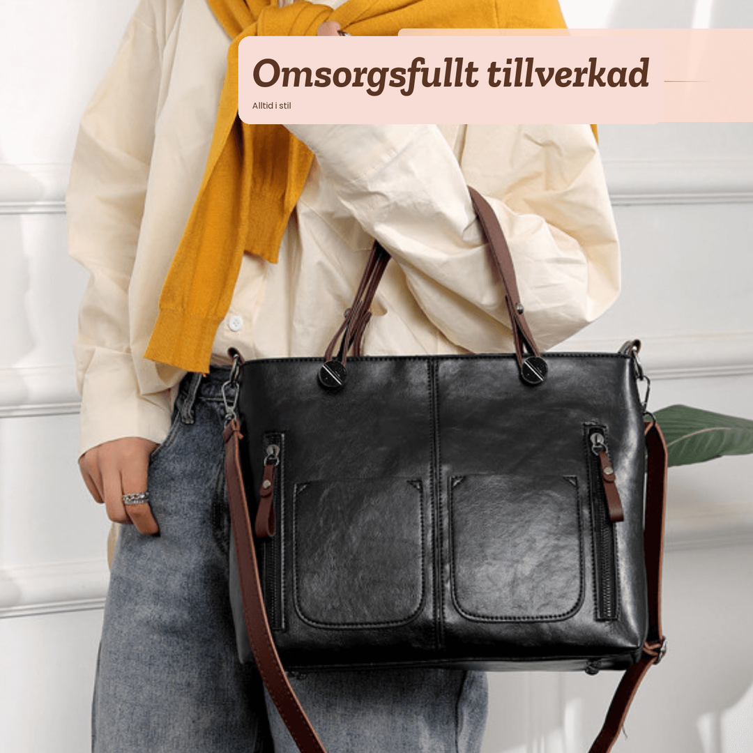 Jenny – Rymlig handväska med flera fickor