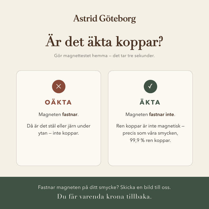 Solveig – Chunky hoops i äkta koppar