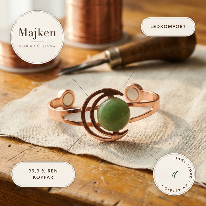 Majken – Handgjort armband med natursten