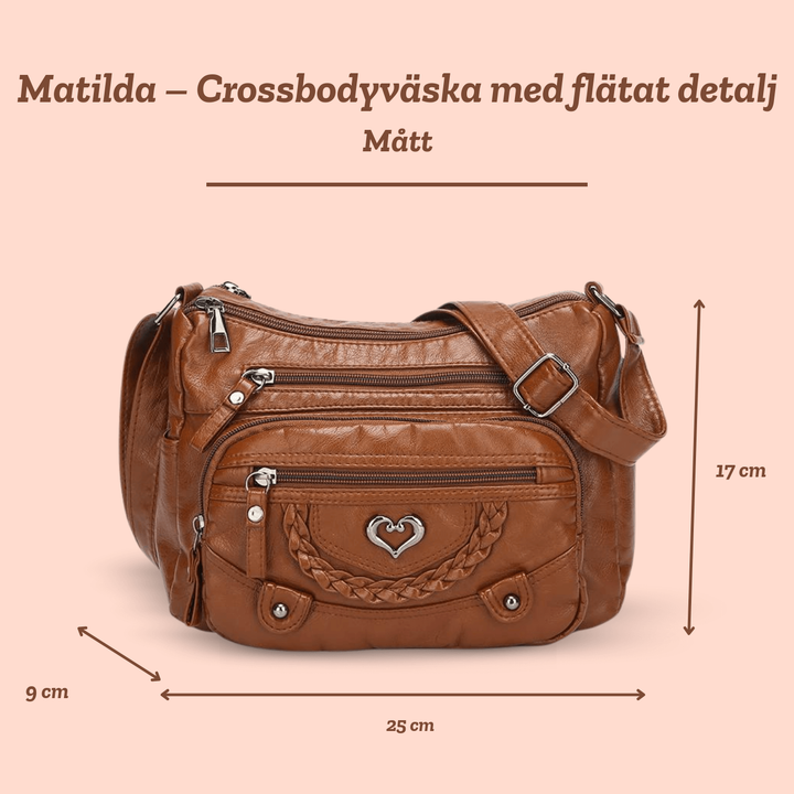 Matilda – Crossbodyväska med flätat detalj