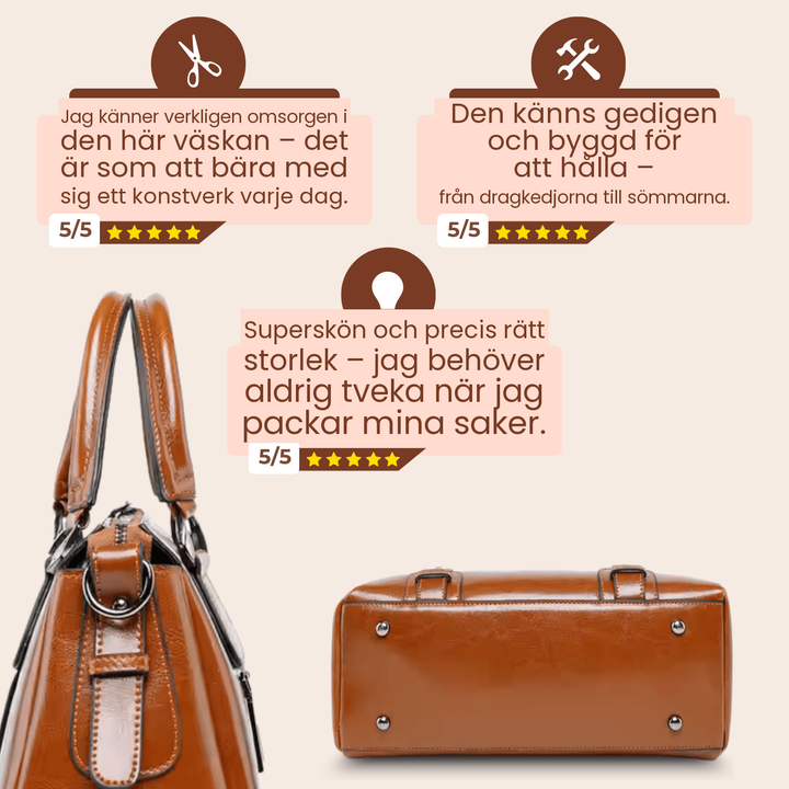 Mikaela – Klassisk handväska med axelrem