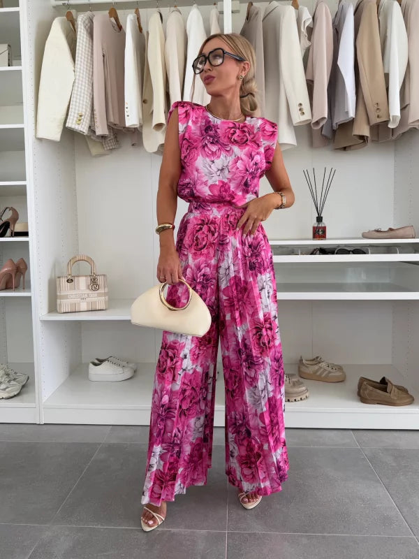 Annika – Elegant plisserat set