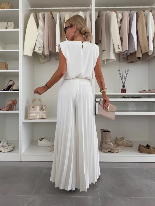 Annika – Elegant plisserat set