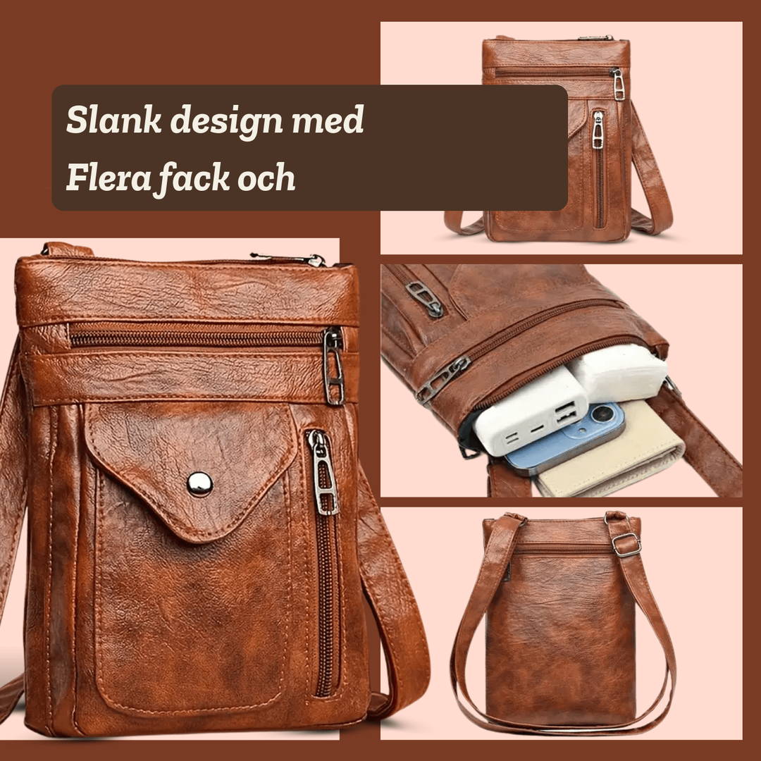 Siv – Crossbodyväska i äkta läder