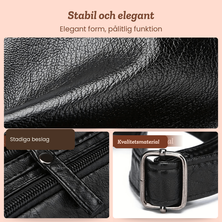 Solveig – Rymlig axelväska med flera fack