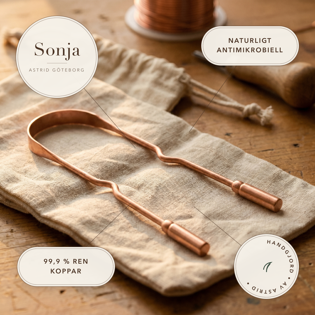 Sonja – Handformad tungskrapa i koppar
