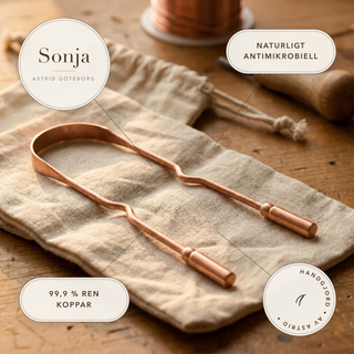 Sonja – Handformad tungskrapa i koppar