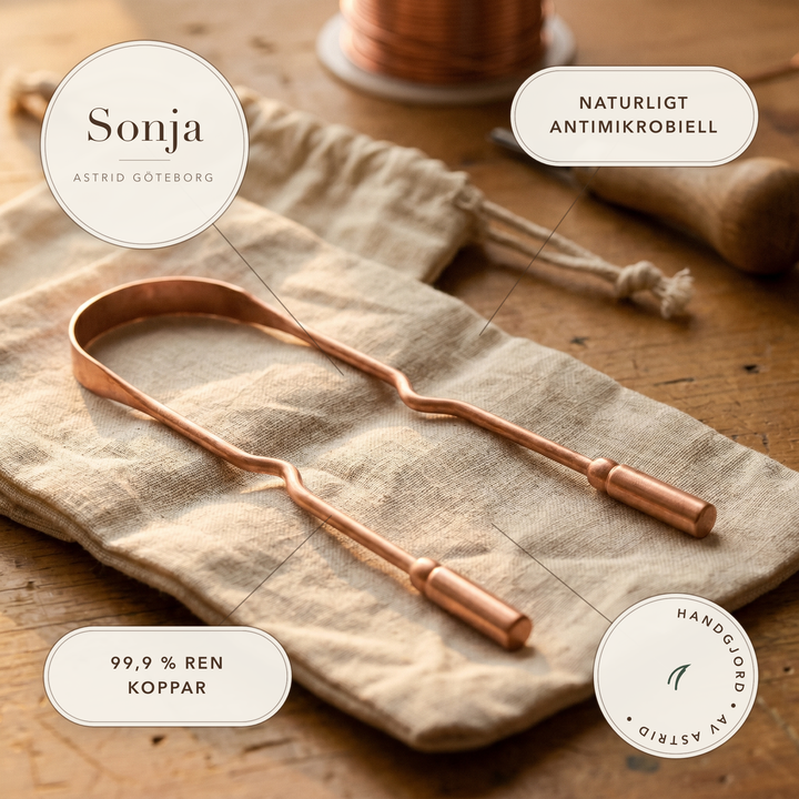Sonja – Handformad tungskrapa i koppar
