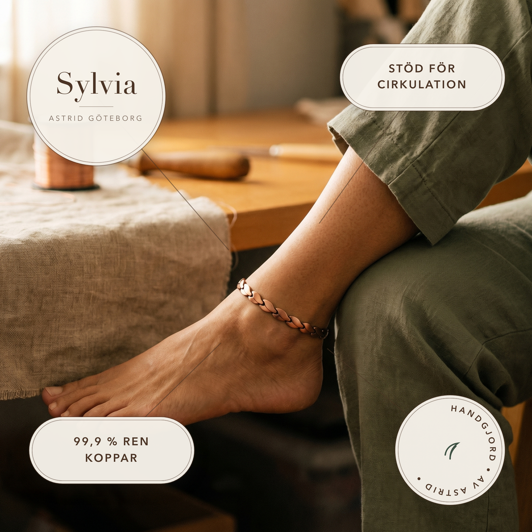 Sylvia – Handlänkad fotlänk med magneter