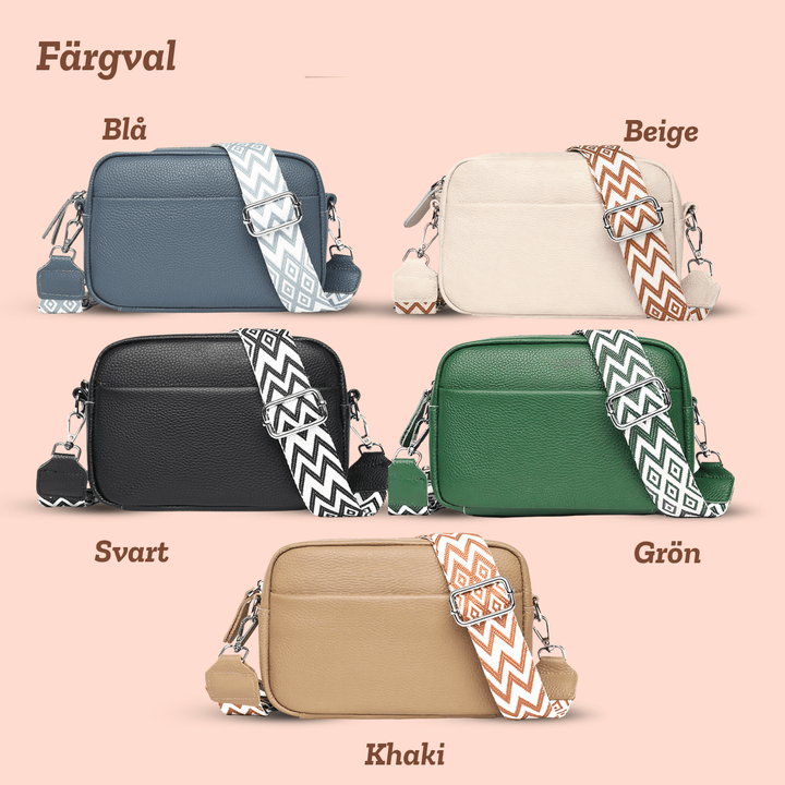 Vivi – Crossbodyväska med mönstrat axelband
