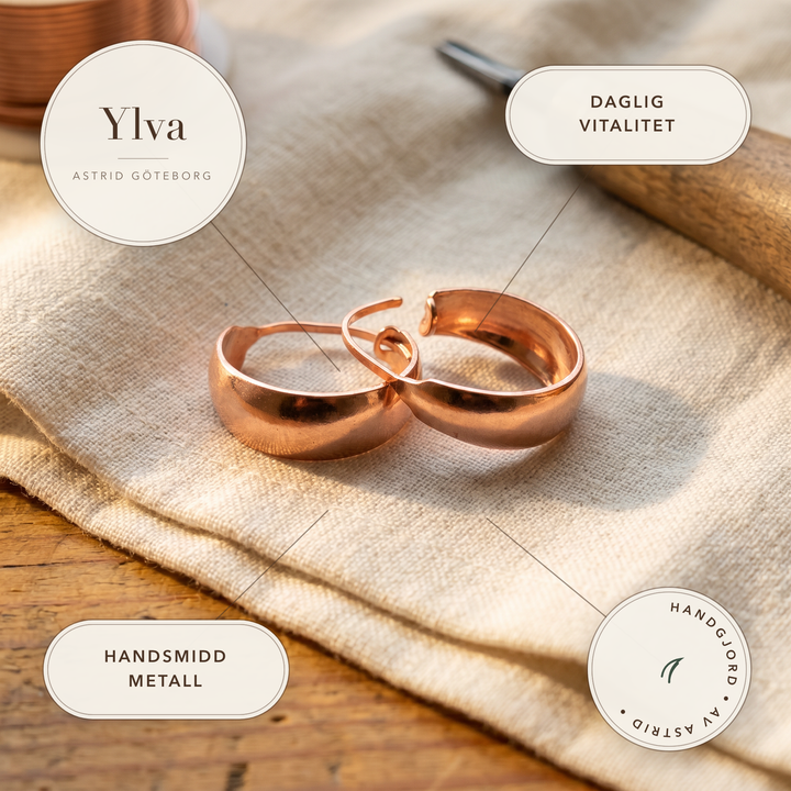 Ylva – Handformade ringar i massivt metall