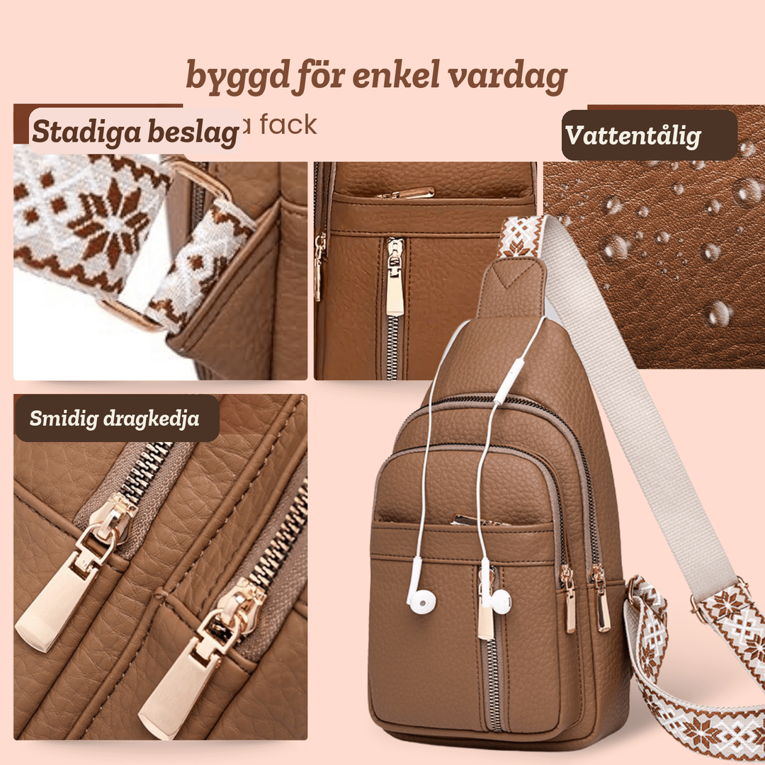 Ylva – Smidig slingbag i skinnkänsla