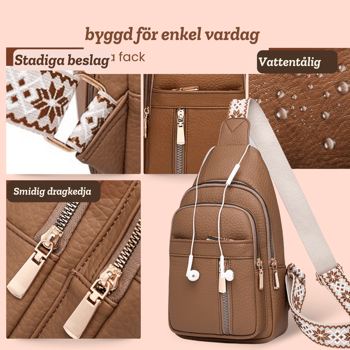 Ylva – Smidig slingbag i skinnkänsla